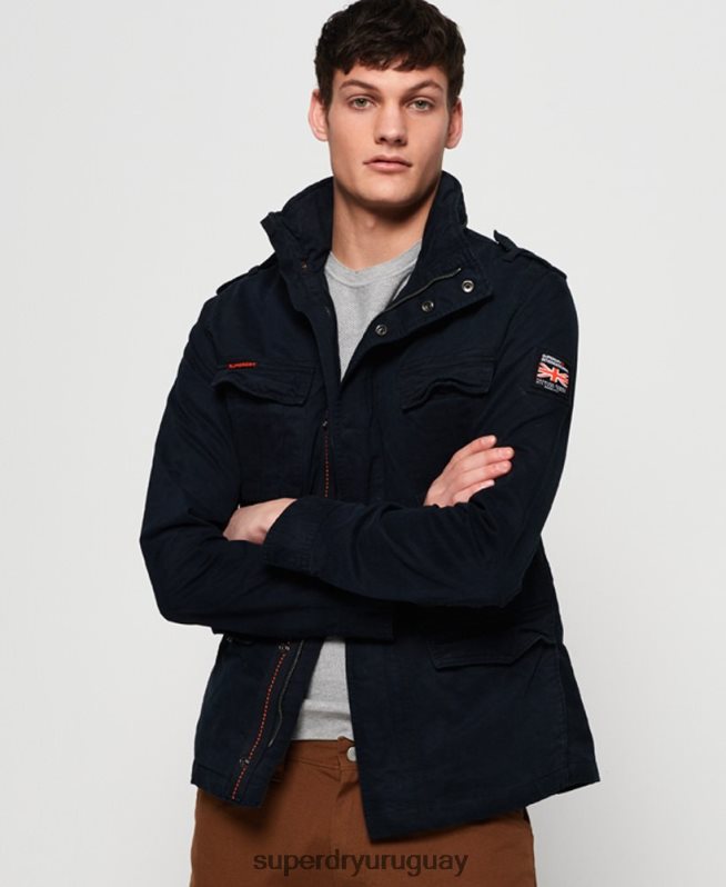 uy Superdry hombres chamarra clásica con bolsillo de rookie Armada DT2N8Z4754 ropa