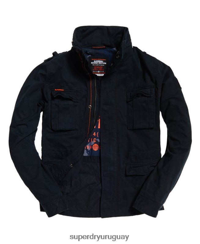 uy Superdry hombres chamarra clásica con bolsillo de rookie Armada DT2N8Z4754 ropa
