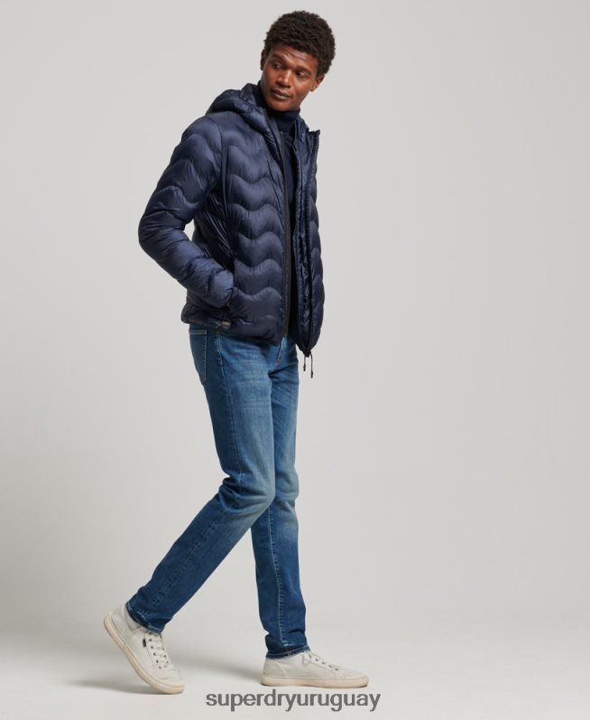 uy Superdry hombres chamarra con capucha Armada DT2N8Z4699 ropa