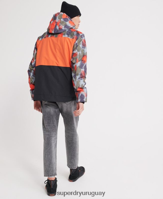 uy Superdry hombres chamarra con capucha y estampado polar sd-wind attacker multi DT2N8Z1201 ropa