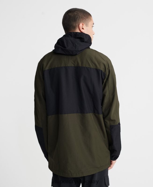 uy Superdry hombres chamarra de 5 bolsillos desert alchemy verde DT2N8Z1198 ropa