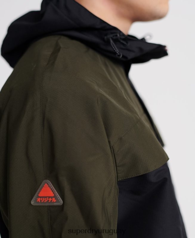 uy Superdry hombres chamarra de 5 bolsillos desert alchemy verde DT2N8Z1198 ropa