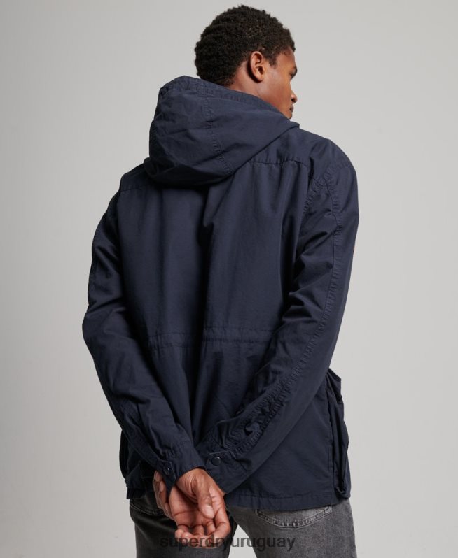 uy Superdry hombres chamarra de cubierta con capucha Armada DT2N8Z1009 ropa