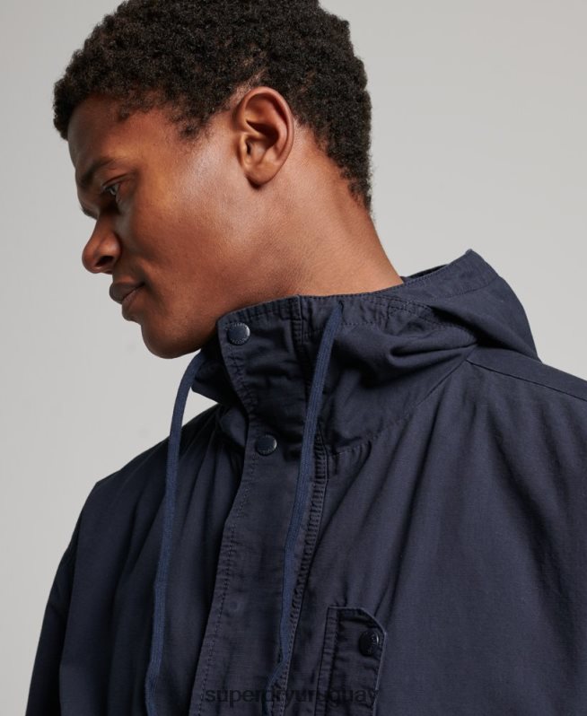 uy Superdry hombres chamarra de cubierta con capucha Armada DT2N8Z1009 ropa