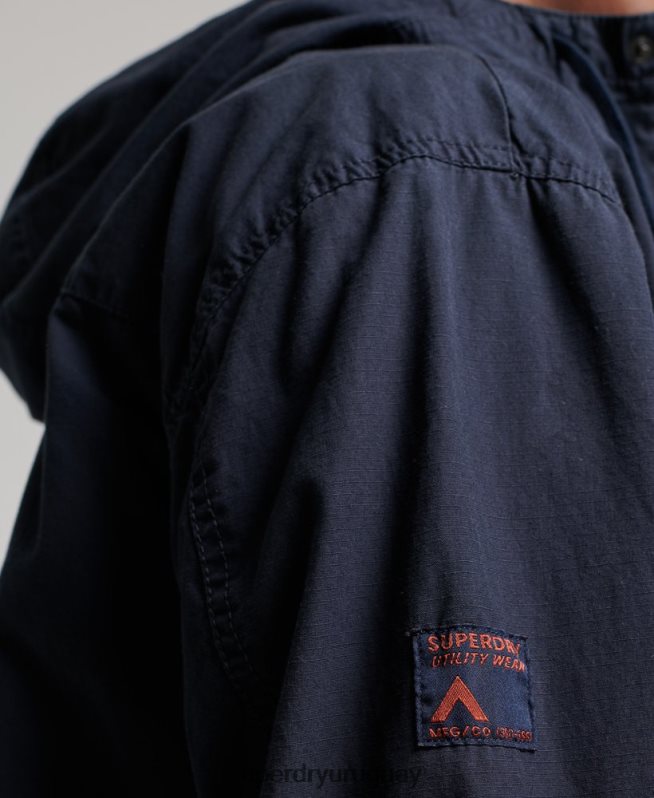 uy Superdry hombres chamarra de cubierta con capucha Armada DT2N8Z1009 ropa