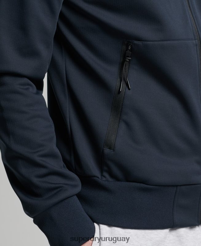 uy Superdry hombres chamarra deportiva de tejido técnico suave Armada DT2N8Z4705 ropa