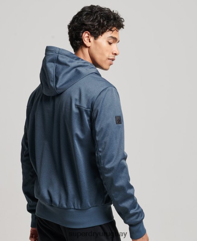 uy Superdry hombres chamarra deportiva de tejido técnico suave Armada DT2N8Z4777 ropa