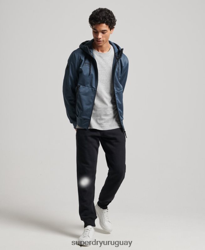 uy Superdry hombres chamarra deportiva de tejido técnico suave Armada DT2N8Z4777 ropa