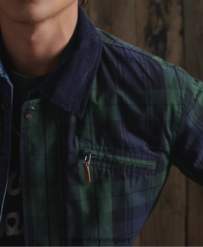 uy Superdry hombres chamarra dry cruiser edición limitada amarillo DT2N8Z4769 ropa