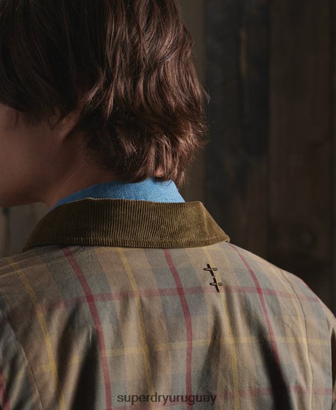 uy Superdry hombres chamarra dry cruiser edición limitada marrón DT2N8Z1181 ropa