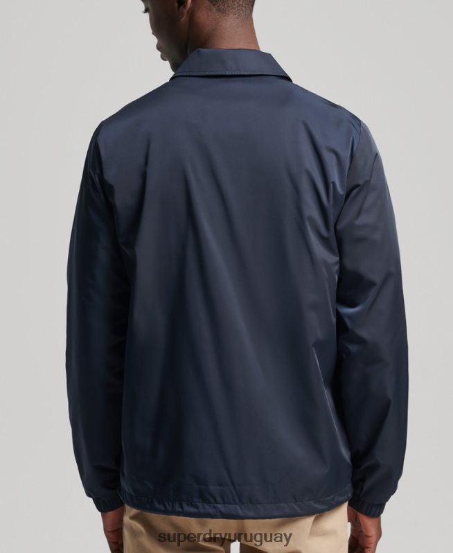 uy Superdry hombres chamarra entrenador Code Essential Armada DT2N8Z4580 ropa