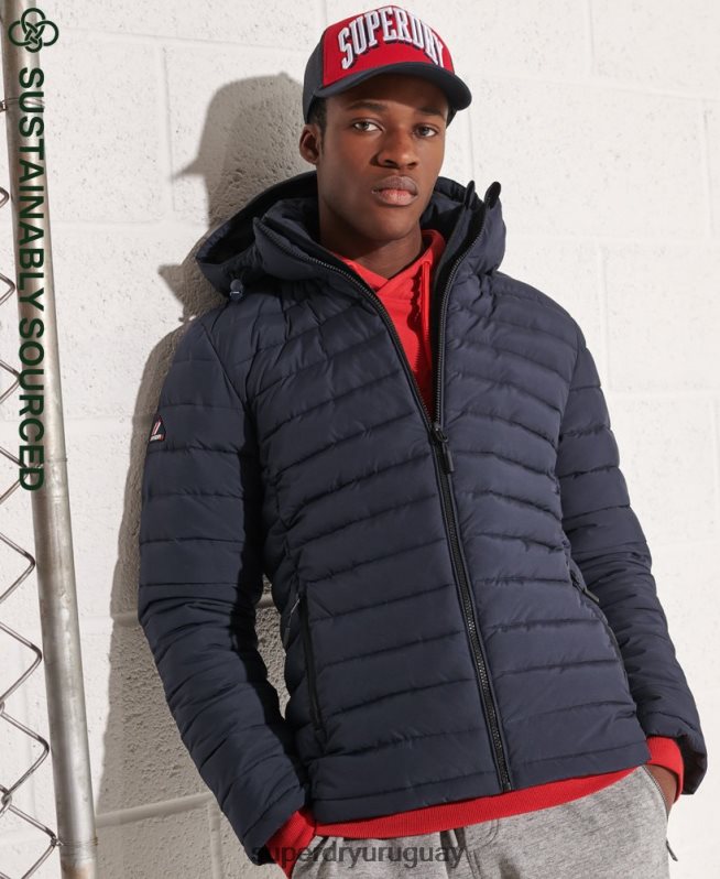 uy Superdry hombres chamarra fuji con capucha Armada DT2N8Z4668 ropa