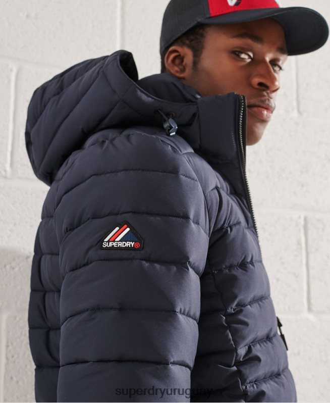 uy Superdry hombres chamarra fuji con capucha Armada DT2N8Z4668 ropa