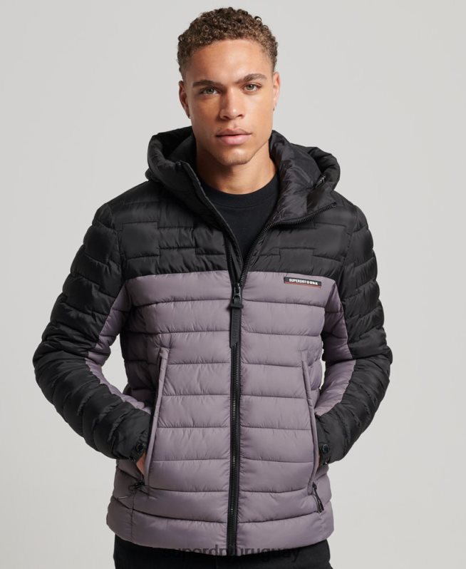 uy Superdry hombres chamarra fuji mixta de radar de expedición gris DT2N8Z4469 ropa