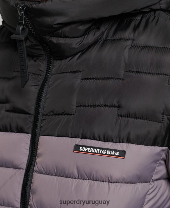 uy Superdry hombres chamarra fuji mixta de radar de expedición gris DT2N8Z4469 ropa