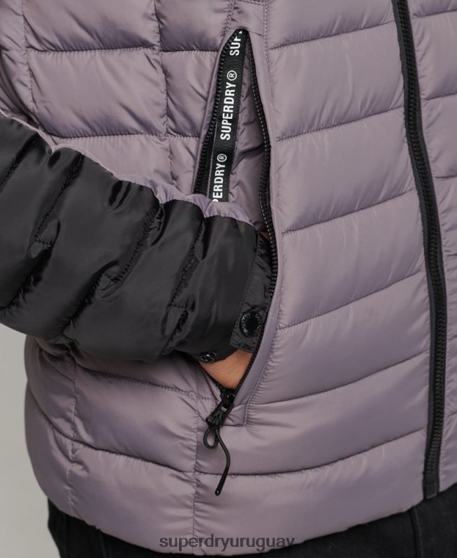 uy Superdry hombres chamarra fuji mixta de radar de expedición gris DT2N8Z4469 ropa