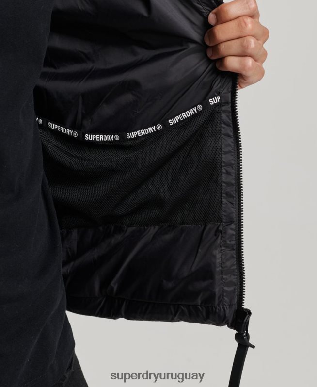 uy Superdry hombres chamarra fuji mixta de radar de expedición gris DT2N8Z4469 ropa