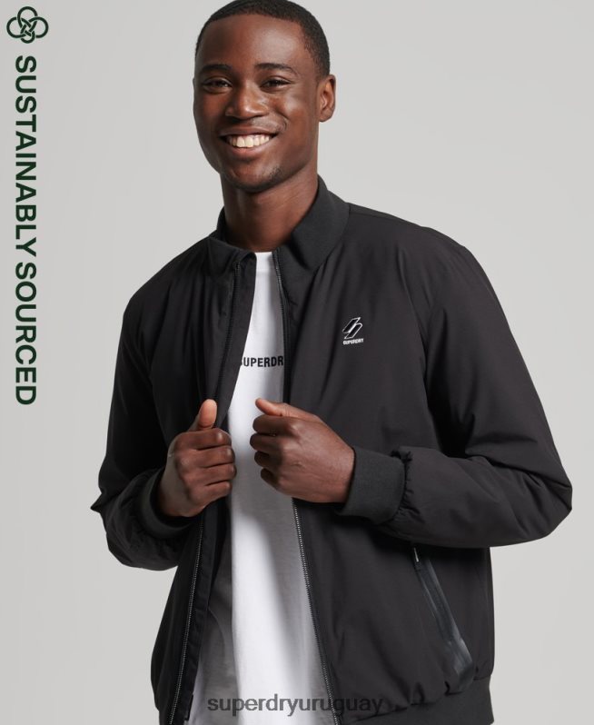 uy Superdry hombres chamarra harrington de entrenamiento de código negro DT2N8Z1109 ropa
