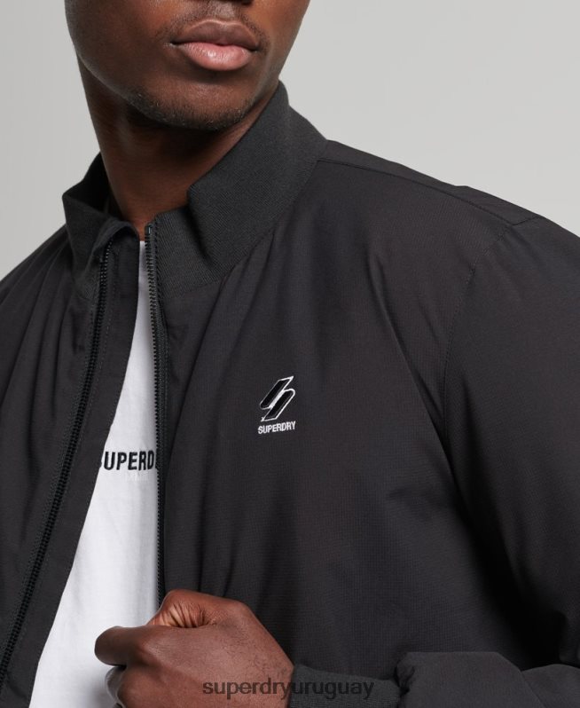 uy Superdry hombres chamarra harrington de entrenamiento de código negro DT2N8Z1109 ropa