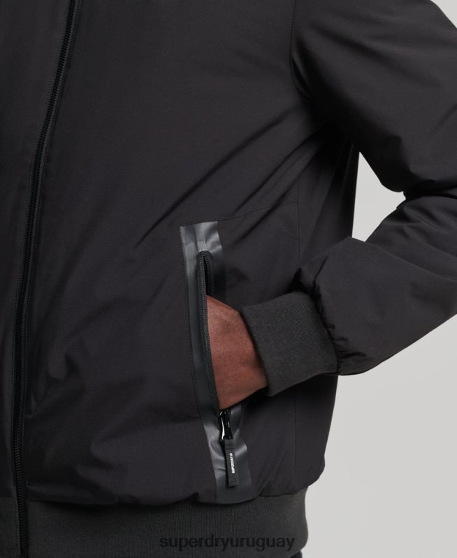 uy Superdry hombres chamarra harrington de entrenamiento de código negro DT2N8Z1109 ropa