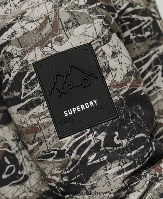 uy Superdry hombres chamarra parka Everest con capucha de piel sintética verde DT2N8Z4547 ropa