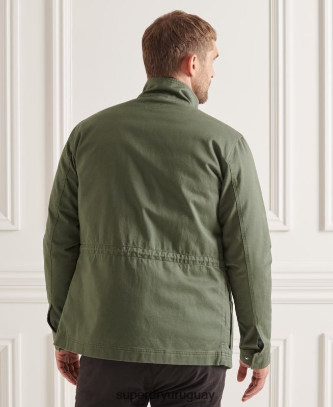 uy Superdry hombres chaqueta 3 en 1 m65 verde DT2N8Z4606 ropa