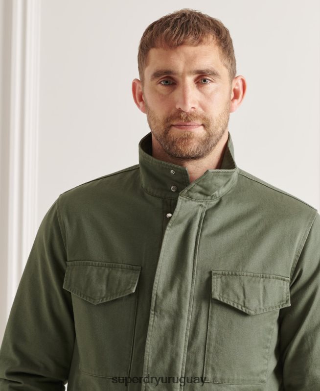 uy Superdry hombres chaqueta 3 en 1 m65 verde DT2N8Z4606 ropa