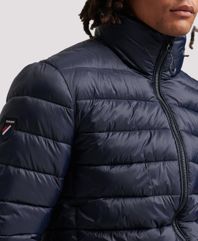 uy Superdry hombres chaqueta acolchada con logo clásico Armada DT2N8Z4654 ropa