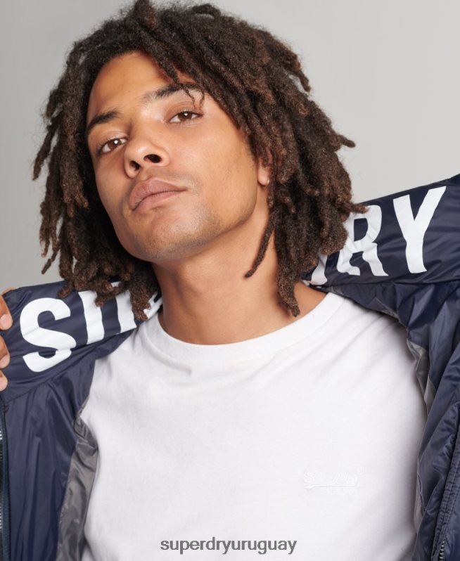 uy Superdry hombres chaqueta acolchada con logo clásico Armada DT2N8Z4654 ropa