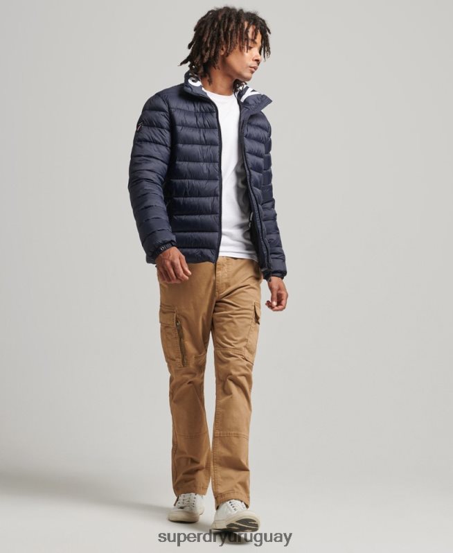 uy Superdry hombres chaqueta acolchada con logo clásico Armada DT2N8Z4654 ropa