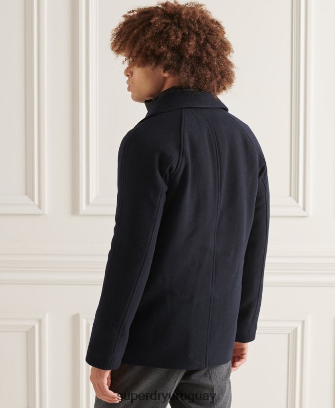 uy Superdry hombres chaqueta acolchada corta studios Armada DT2N8Z1036 ropa