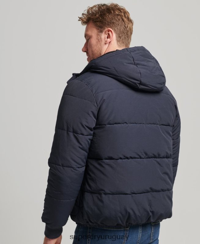 uy Superdry hombres chaqueta acolchada de montaña Armada DT2N8Z4559 ropa