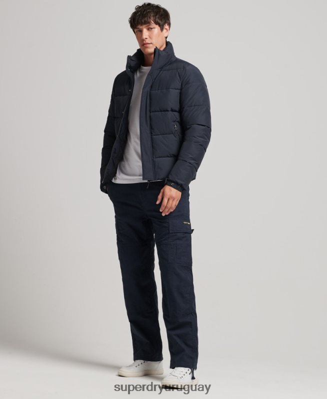 uy Superdry hombres chaqueta acolchada retro Armada DT2N8Z4561 ropa