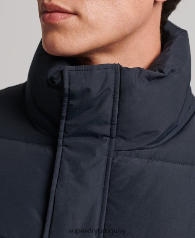 uy Superdry hombres chaqueta acolchada retro Armada DT2N8Z4561 ropa