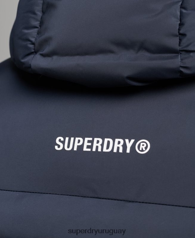 uy Superdry hombres chaqueta acolchada termosellada Armada DT2N8Z968 ropa
