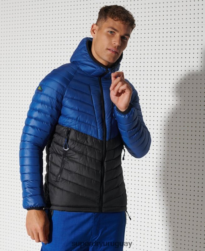 uy Superdry hombres chaqueta aislante clean pro Armada DT2N8Z4634 ropa