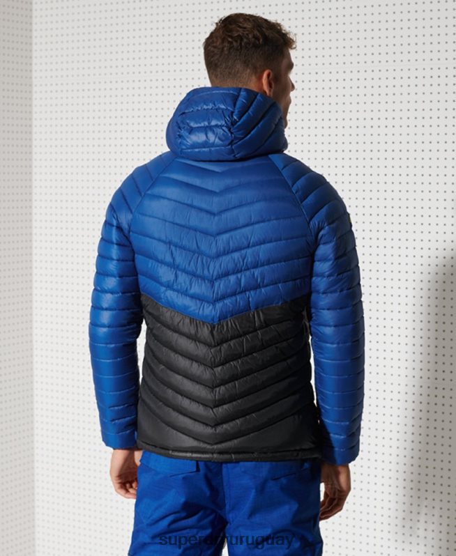 uy Superdry hombres chaqueta aislante clean pro Armada DT2N8Z4634 ropa