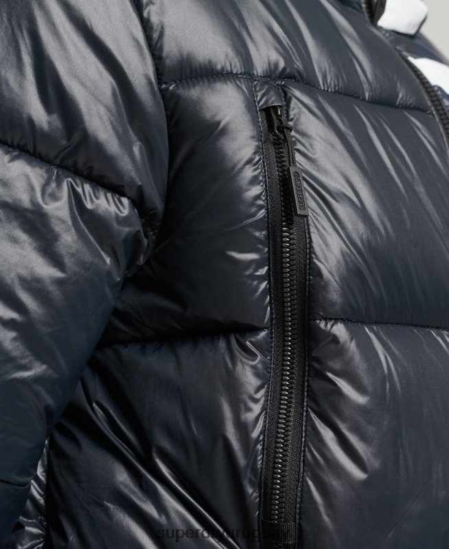 uy Superdry hombres chaqueta alpina con capucha de montaña Armada DT2N8Z4581 ropa