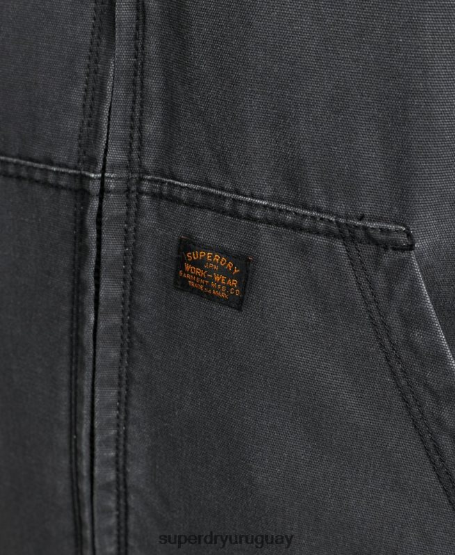 uy Superdry hombres chaqueta bomber con capucha marrón DT2N8Z1067 ropa