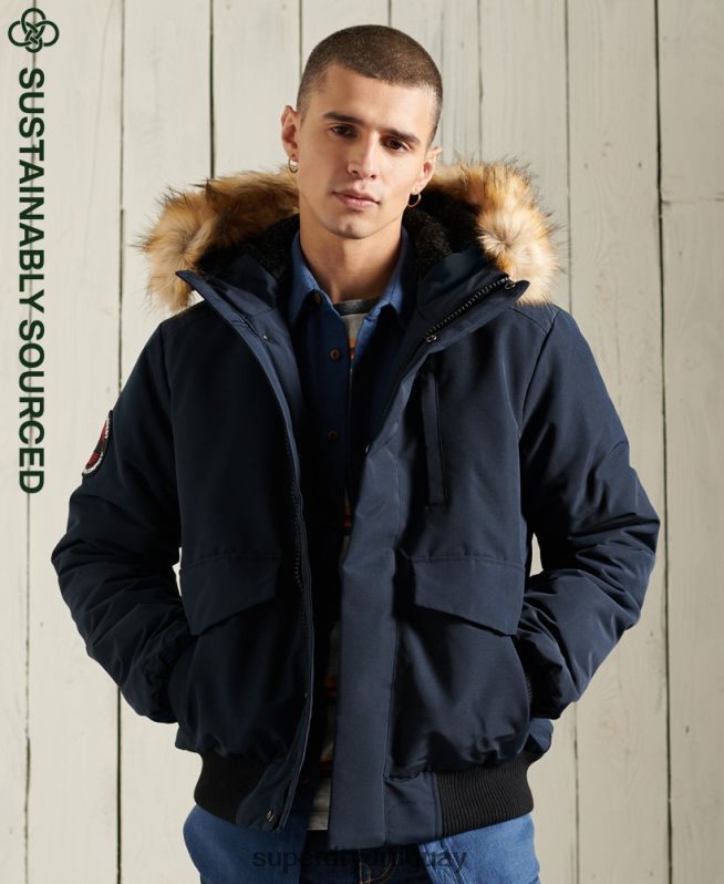 uy Superdry hombres chaqueta bomber everest Armada DT2N8Z1085 ropa