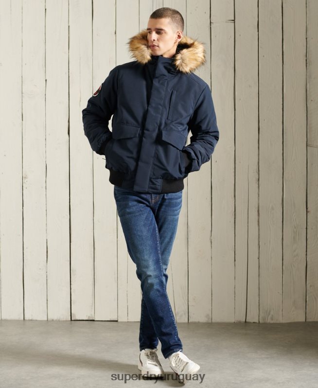 uy Superdry hombres chaqueta bomber everest Armada DT2N8Z1085 ropa