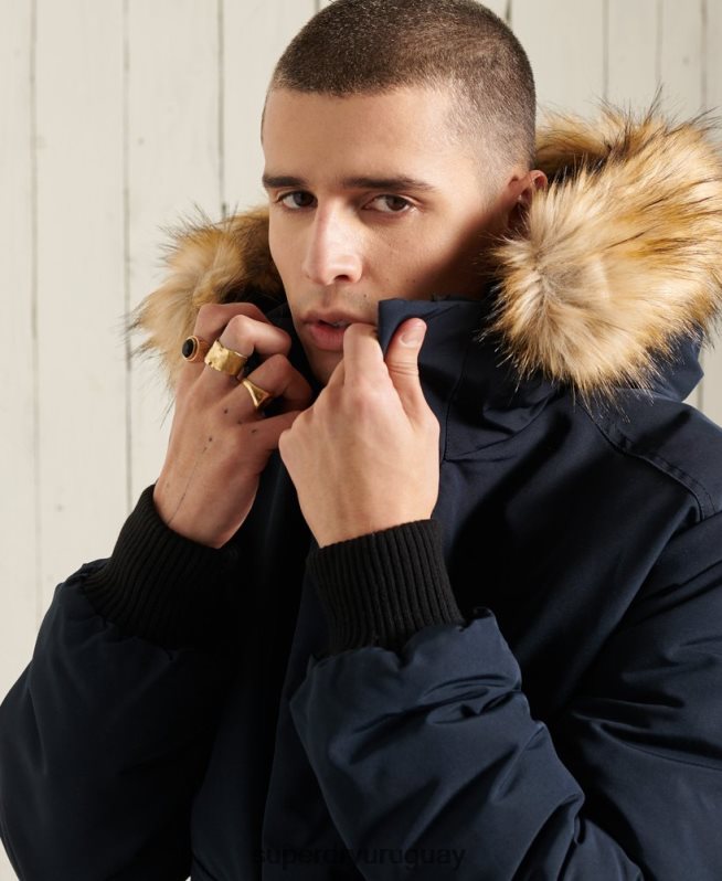 uy Superdry hombres chaqueta bomber everest Armada DT2N8Z1085 ropa
