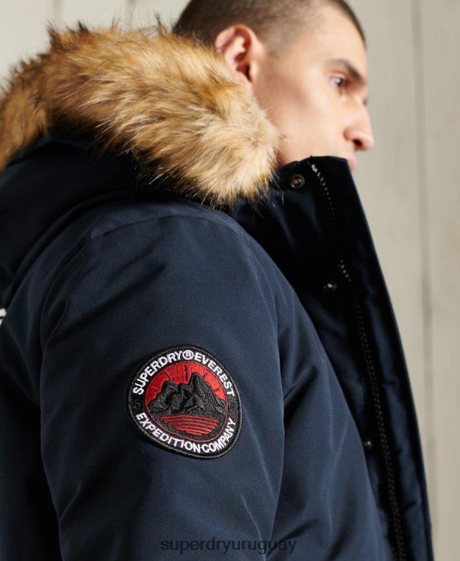 uy Superdry hombres chaqueta bomber everest Armada DT2N8Z1085 ropa
