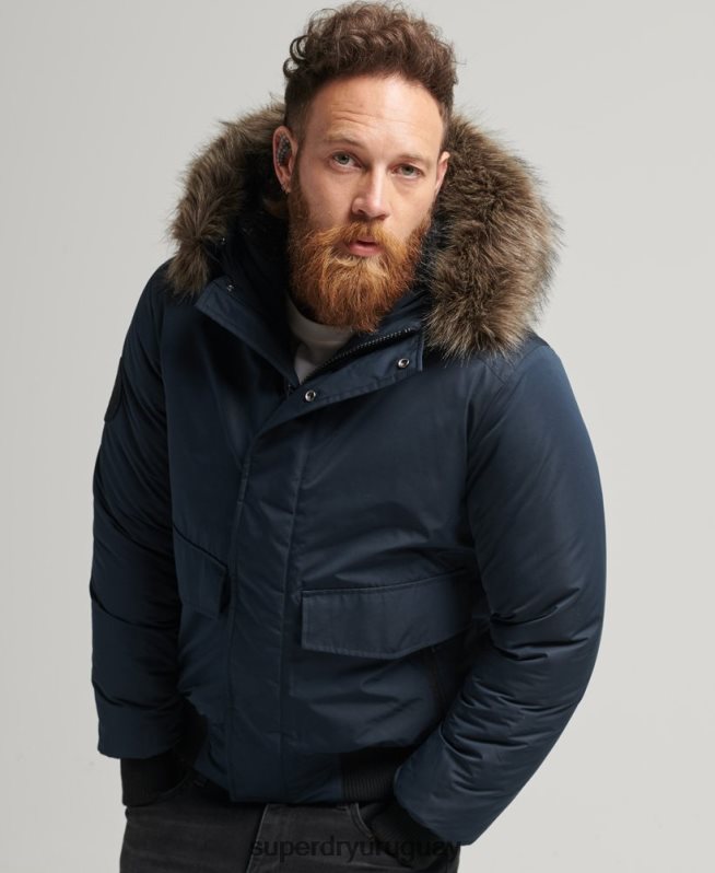 uy Superdry hombres chaqueta bomber everest Armada DT2N8Z4500 ropa