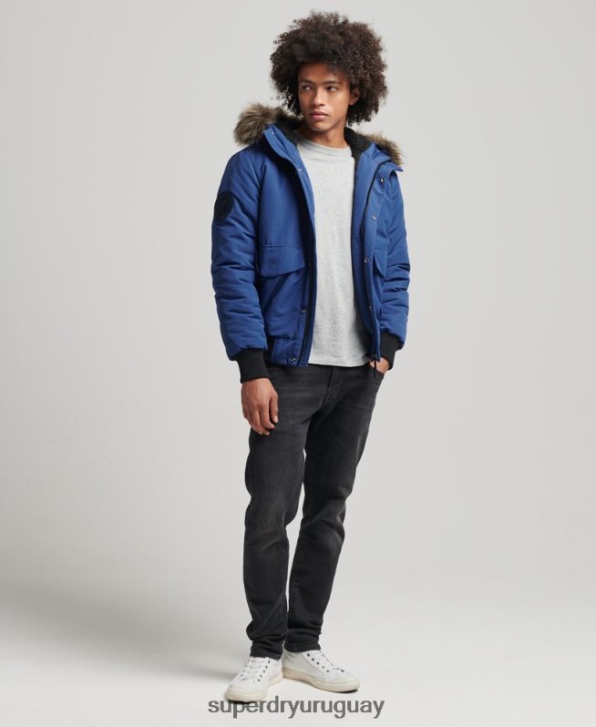 uy Superdry hombres chaqueta bomber everest Armada DT2N8Z4565 ropa