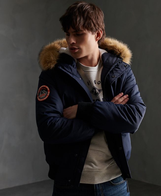uy Superdry hombres chaqueta bomber everest Armada DT2N8Z4646 ropa
