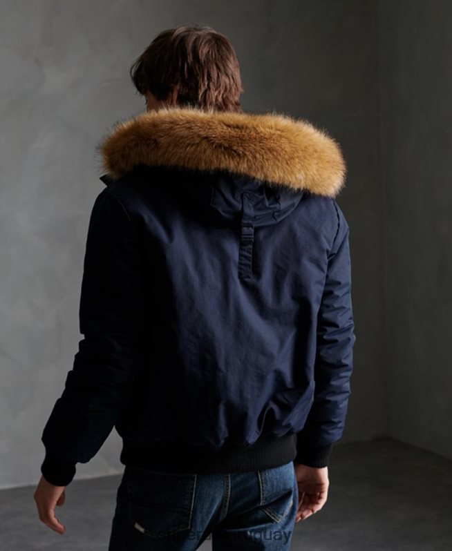 uy Superdry hombres chaqueta bomber everest Armada DT2N8Z4646 ropa