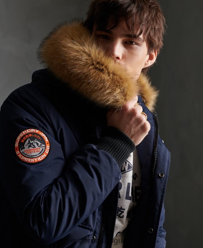 uy Superdry hombres chaqueta bomber everest Armada DT2N8Z4646 ropa