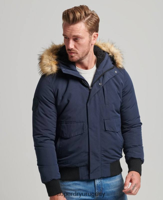 uy Superdry hombres chaqueta bomber everest Armada DT2N8Z964 ropa