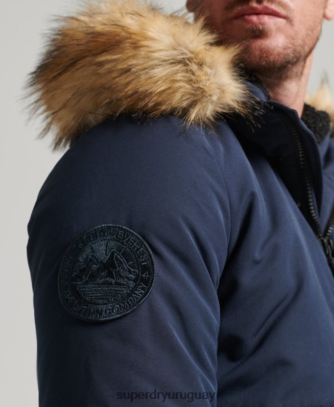 uy Superdry hombres chaqueta bomber everest Armada DT2N8Z964 ropa